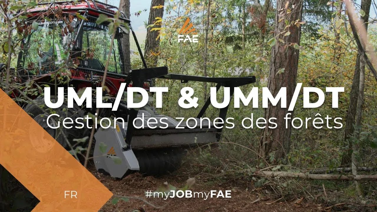 Vidéo Paillage forestier avec les tracteurs Merlo TreEmmeVR150 et Chaptrack280