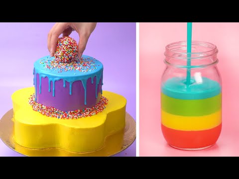 Tasty Colorful Cake Decorating Ideas | Coolest Birthday Cake Tutorials | Perfect Cake Compilation