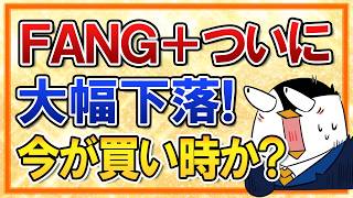 【結論：まだ買わない】FANG+がついに大幅下落！今が買い時か？