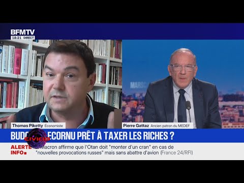Thomas Piketty humilie Gattaz et lui apprend l'économie