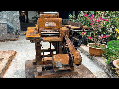 Restoration Masterpiece: The Genius Boy Revives the Hitachi 3-in-1 Woodworking A 1500A for Carpenter