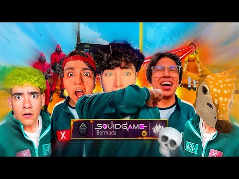 JUGUÉ EL JUEGO DEL CALAMAR CON ESTOS YOUTUBERS wE😱☠️