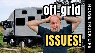 We have to run the truck's engine to charge our house-batteries? Off-grid, no solar House Truck Life