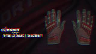 Specialist Gloves Crimson Web Gameplay