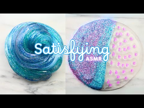 Fun DIY Clear Slime Coloring! How To Make The Best Satisfying ASMR Sounds!