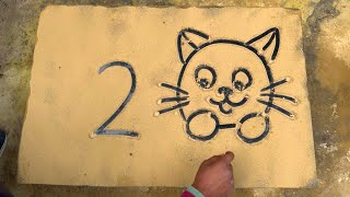 Special Cat Drawing From 200 | How To Draw Cat / Billi Drawing