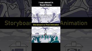 Storyboard vs Animation: I was almost in Squid Game. (shot 1)