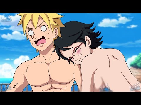 Boruto se ASSUSTA com a SARADA! 😳 Boruto Shippuden Episódio 89