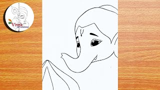 Ganpati Bappa Love Modak Drawing | Easy Drawing | How to Draw Baby Ganpati Bappa