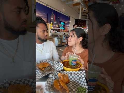 Did she really just set her drink in that ramen?! 😂 She always takes my tacos at Taqueria Factory!