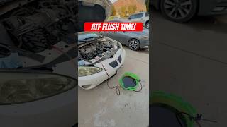 Flushing Jimmy’s transmission fluid