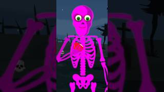 💀Johny el hambriento, ¿dónde estás? #shorts #spooky #skeleton #kidssong #puebloteehee