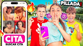 PILLAMOS A MI HIJASTRA EN UNA APP DE CITAS! *busca novio!*
