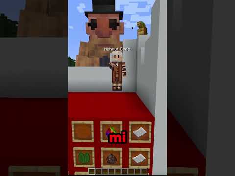 Minecraft'ta Mahmut Dedeyle Mob Arenası !! ⚔️ #shorts
