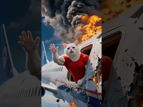 Dad Cat saved his Family fro🙀(PT- 535) #catsoftiktok​ #cat​ #cute​ #aiart​ #ai​ #poorcat​ #catlover