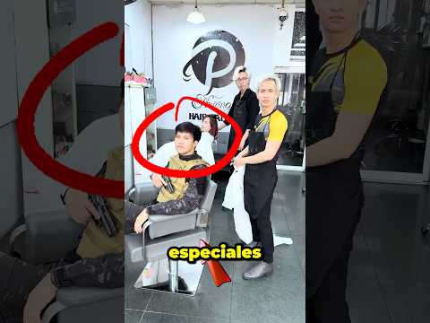 ¡Este tipo fue a robar al barbero equivocado!