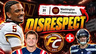 Drake Maye IS NOT Jayden Daniels! Commanders Ranked SECOND-WORST TEAM IN NFL?!