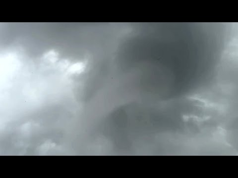 INSIDE a rope #tornado northeast of Houston, Texas!