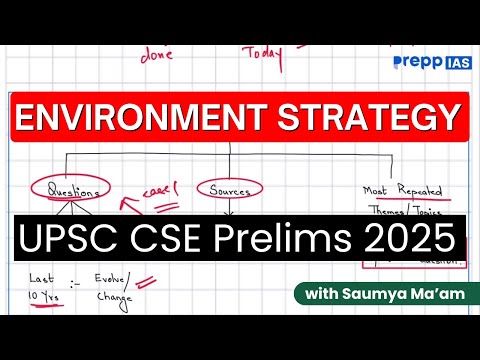 Environment Strategy for UPSC CSE Prelims 2025: Ace the Static & Current Affairs #upsc2025 #prelims