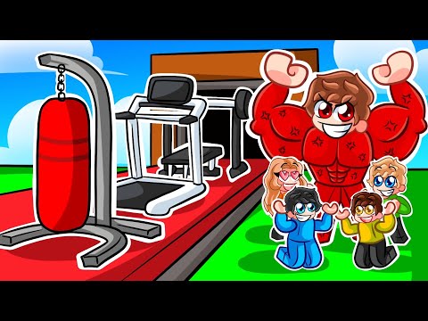 Jugamos a ROBA UN GYM para Tener Fuerza Máxima en Roblox!