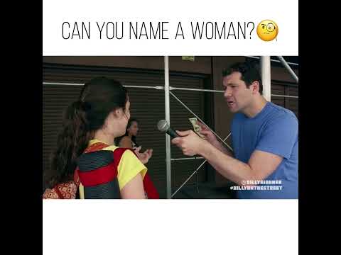 She could not name a woman