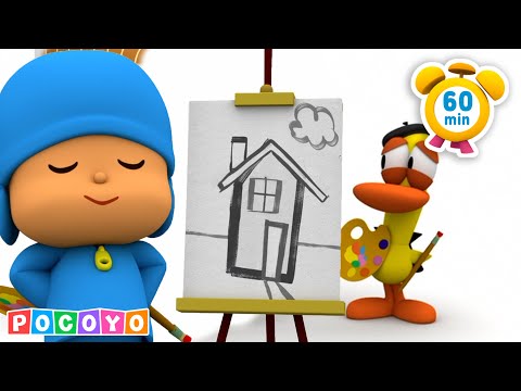 🎨 ¡La clase de arte de Pocoyó! [60 mins] POCOYÓ en ESPAÑOL LATINO CANCIONES y DIBUJOS ANIMADO
