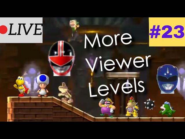 Playing Viewer Levels in Super Mario Maker 2 Live