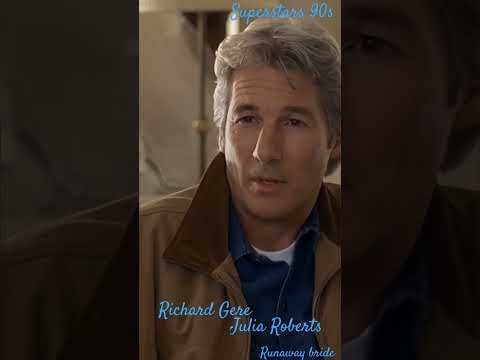 90s superstars Richard Gere Julia Roberts#moviestar #richardgere #juliaroberts #runawaybride #90s