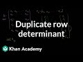Matrix Determinants and Properties