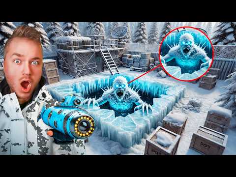 We Caught the Icy POND MONSTER Using Our Box Fort Spy Base!