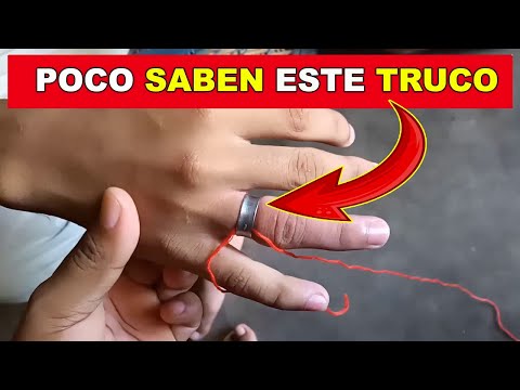 ¡Un médico me mostró este truco! cómo quitar un anillo que está pegado en el dedo💍