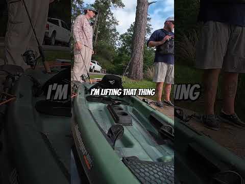 His kayak costs HOW MUCH?!? #fishing #shorts