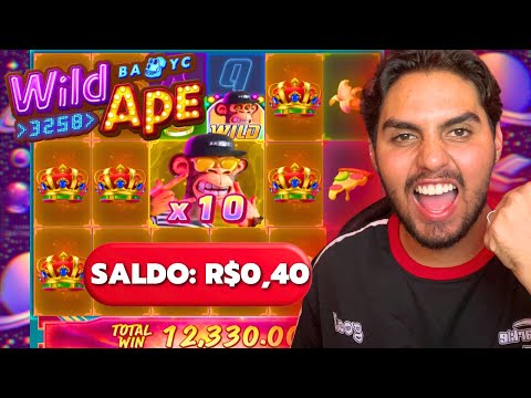 FORREI FALTANDO POUCO E NÃO QUEBREI A BANCA! *WILD APE slot*