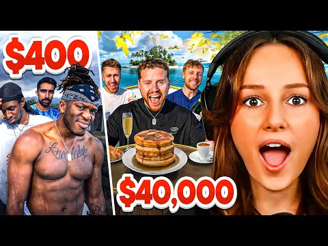 Freya Reacts to SIDEMEN $40,000 vs $400 HOLIDAY (EUROPE EDITION 2)