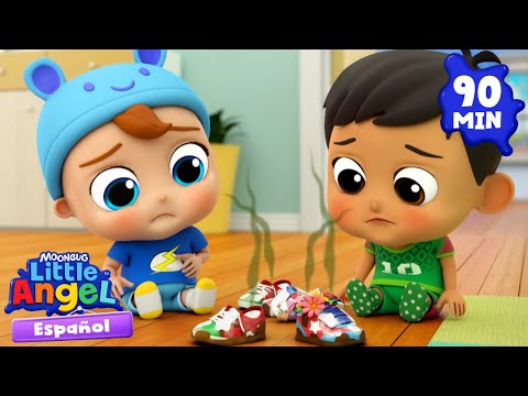 Los zapatos apestosos 👟🤢| Caricaturas | Canciones Infantiles🎵| Little Angel Español