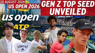 US OPEN 2026 DRAW REVEALED! Carlos Alcaraz starts US Open comeback against Safiullin.
