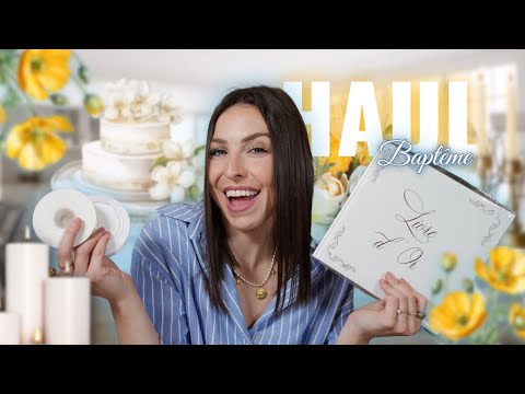 HAUL DÉCO BAPTÊME DE BÉBÉ MAYRÓN