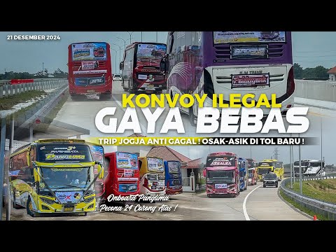 [ BIKIN GEGER JALAN TOL BARU ! ] KONVOY SERU IGB TRIP JOGJA ANTI GAGAL ! Onboard Sanjaya Panglima