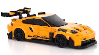 LEGO Speed Champions Porsche 911 GT3 RS review! 8-wide at last #NotSponsored 77239