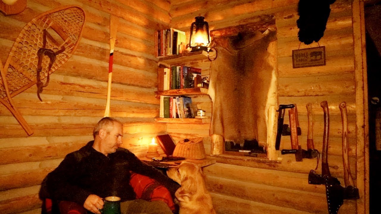 Snowed Out at the Log Cabin in the Canadian Wilderness
