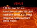 Planetary Science and Characteristics