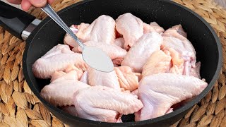 Poca gente conoce este truco! El Alitas de pollo se deshace en la boca como mantequilla!