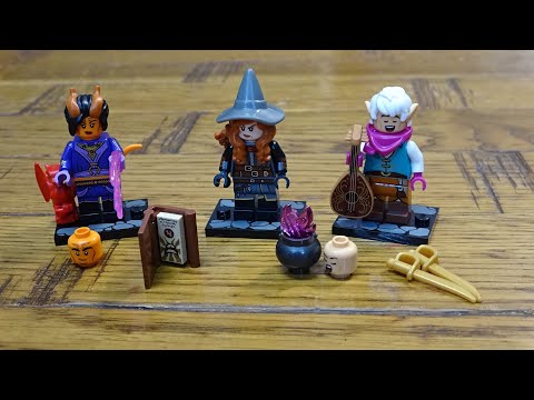 Me and Darya Opening Up 3 Lego Dungeons and Dragons Minifigure Packs!!