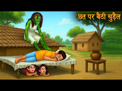 छत्त पर बैठी चुड़ैल | Witch on The Roof | Horror Stories | Chudail Ki Kahaniya | Stories in Hindi