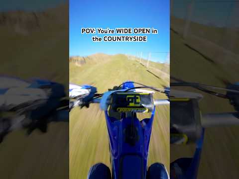 POV: You’re WIDE OPEN in the COUNTRYSIDE.. #yz250 #dirtbike #2stroke #countryside