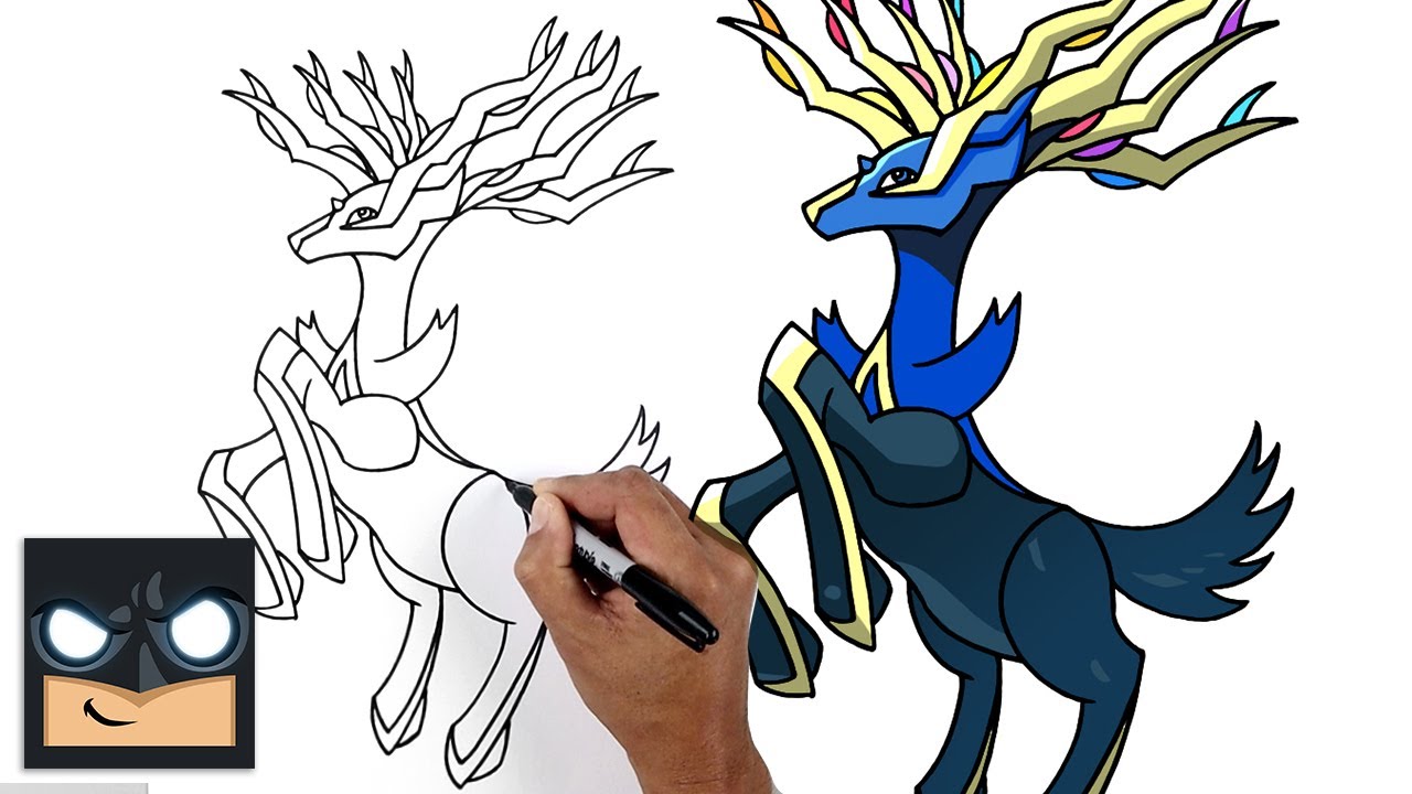 How To Draw Xerneas - Pokemon