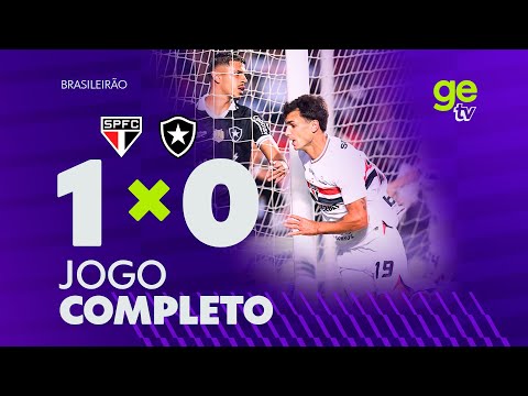 JOGO COMPLETO: SÃO PAULO X BOTAFOGO | CAMPEONATO BRASILEIRO 2025 | ge tv