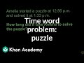 Solving Time Word Problems in Math