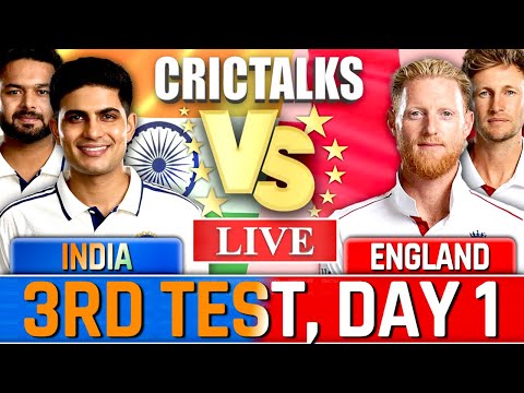 IND v ENG, 3rd Test, Cricket Match Live, Live Cricket, Score, India vs England, Day 1 Live Cricket