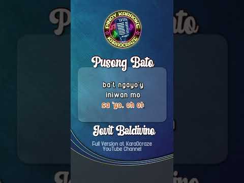 Pusong Bato – Jovit Baldovino #shorts #karaoke #karaocraze #instrumental #videoke